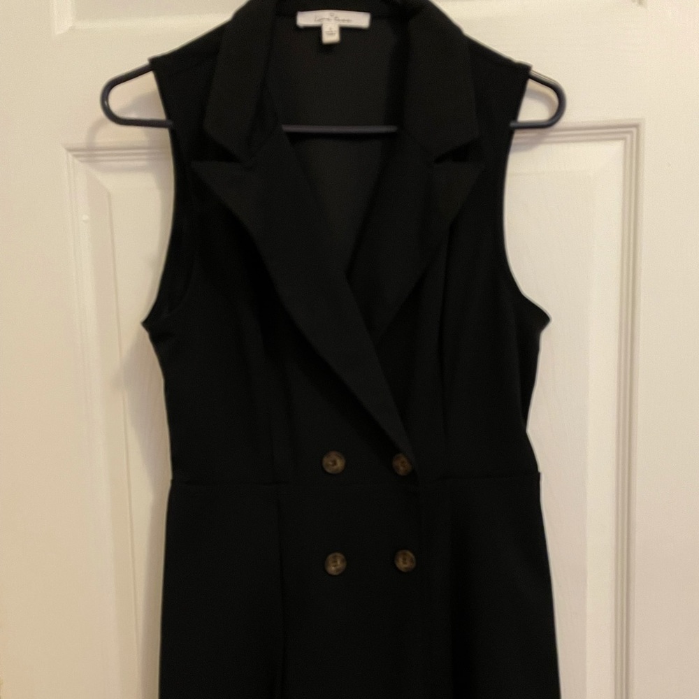 Black formal romper